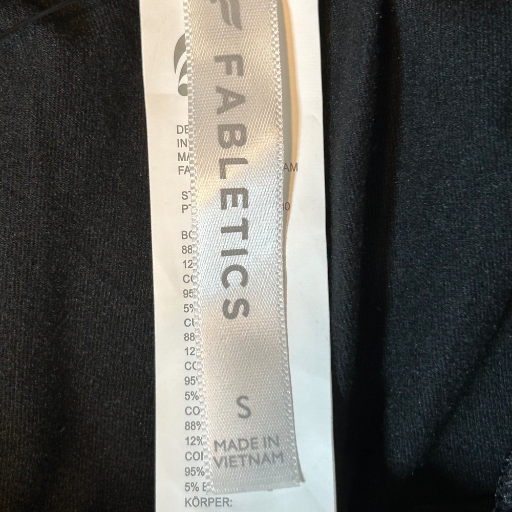 Fabletics Joggers Womens S Black Drawstring Elastic Waist Activewear Athleisure - Picture 5 of 6